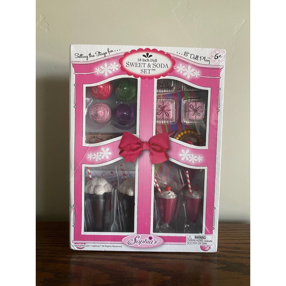 Sophia's 18 Inch Doll "Sweet & Soda Set" Play Accessories- 27 Pieces